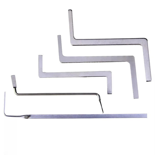 5pcs Broken Key Remove Auto Extractor pick Set Locksmith Wrench Tackle Tool Supplies Lock Pick Hardware metal DIY Handle Tool