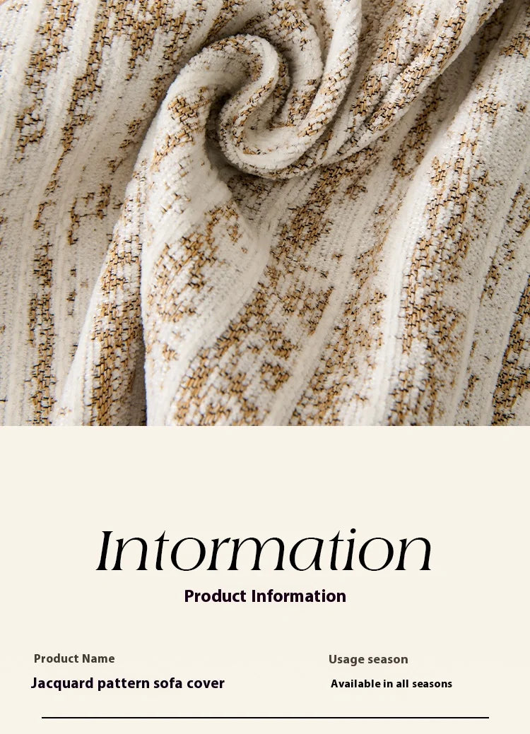 Luxury Sofa Cover L-Shaped Couches Chenille Reversible Stretchable Sofa Protector Slipcover Non-Slip All-Season Couch Blanket