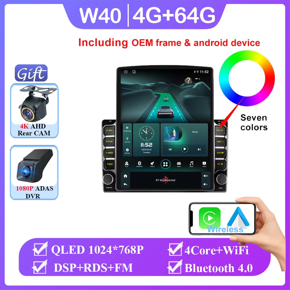 Car Android 15 For Renault Master Nissan NV400 Opel Movano 2010 - 2021 Navigation Touch Screen Multimedia Player Head Unit GPS
