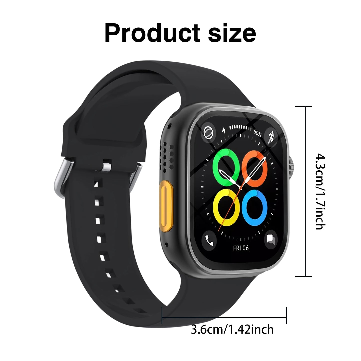 2026 New Smart Watch, Outdoor Sports and Fitness Tracker, Bluetooth Calling, Message Notifications, Suitable for Men and Women