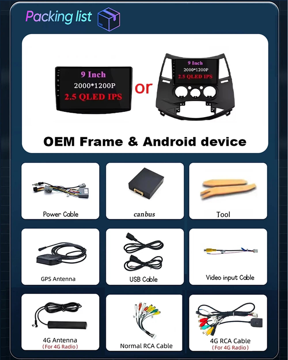 Android 16 Car Radio Player For Mitsubishi Grandis 1 2003 - 2011 Auto GPS Navigation Carplay Bluetooth DSP Wifi 5G NO 2din DVD