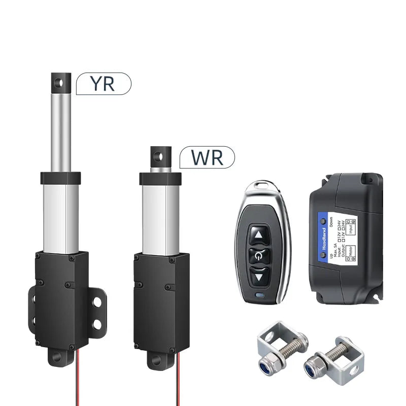 IP65 Protection Small Linear Actuator Stroke 30/ 50/100/150/200mm Length Speed 150mm/s Electric Motor With wireless controller