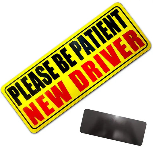 Student Driver Magnet For Car Please Be Patient Student Driver Decal Reflective Novice Driver Sticker Please Be Patient Student