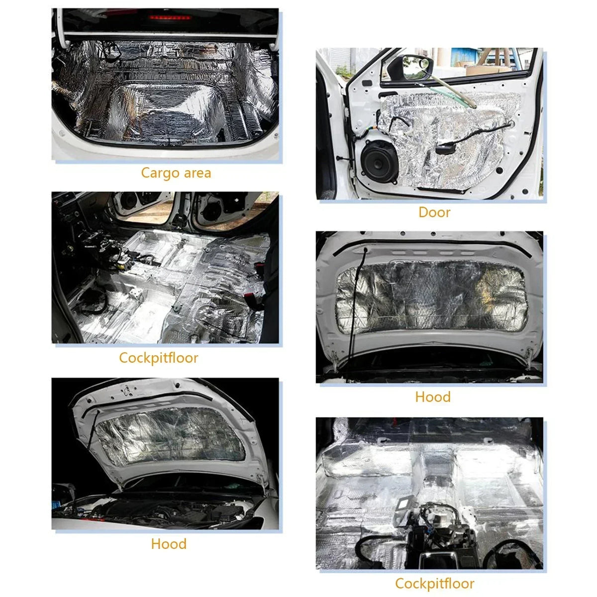 Car Noise Deadening Foam Sheet - 200 x 50 cm or 40 x 25 cm - view 2