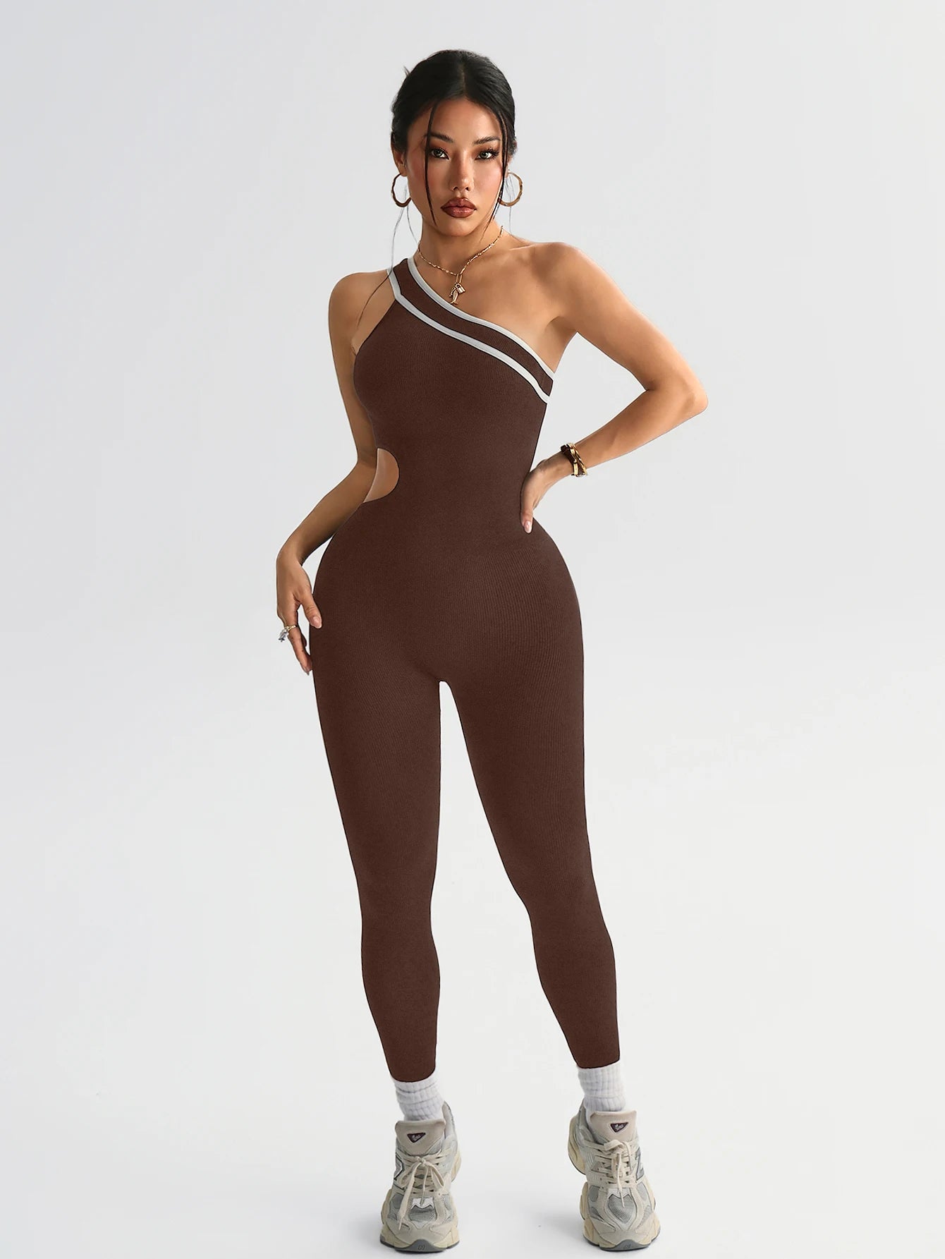 Women's Seamless Tummy Control Yoga Jumpsuit