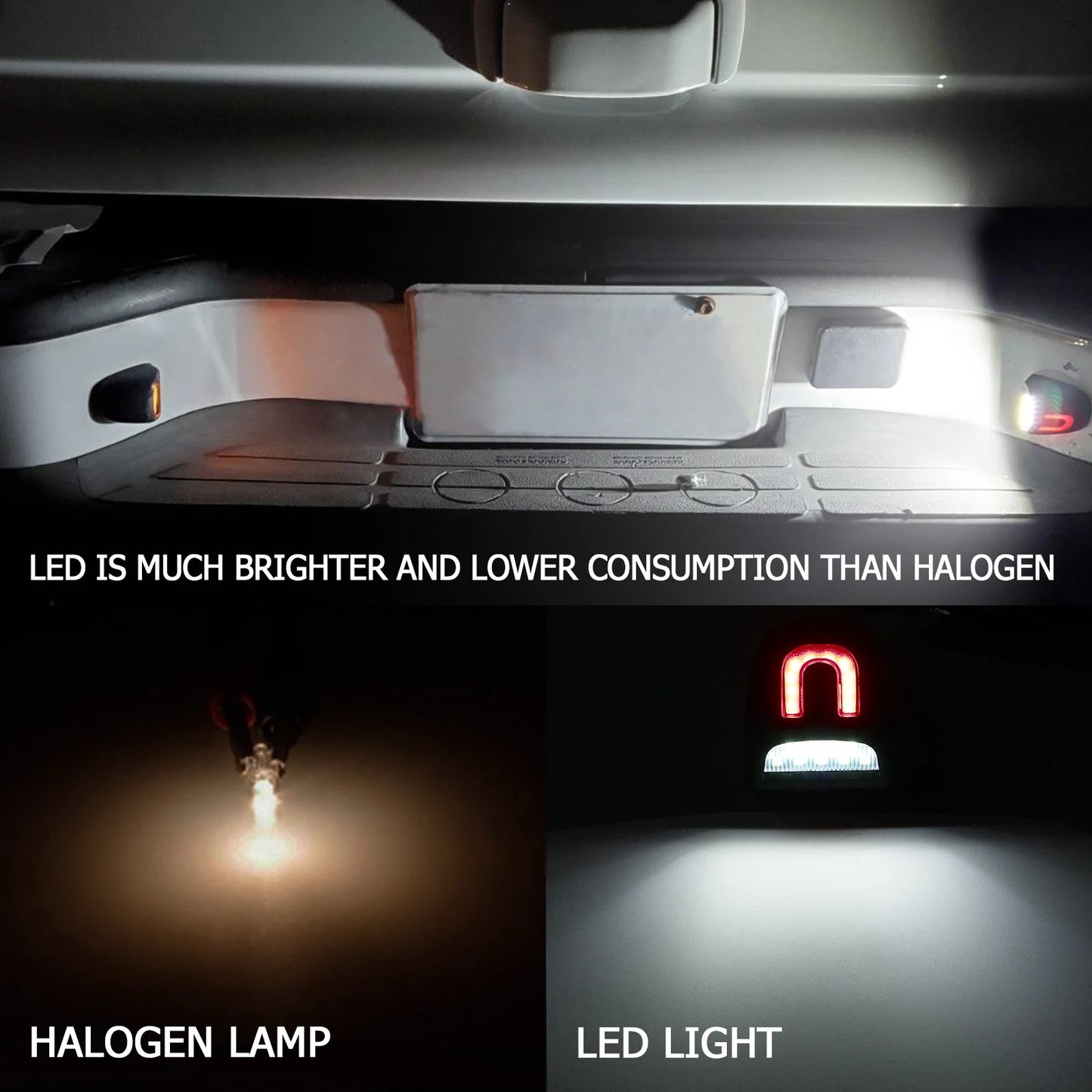 2X E8 Number License Plate Light For Chevrolet Silverado 2500 HD 2006 2007 2012 2014 Accessories Assembly Replacement Waterproof
