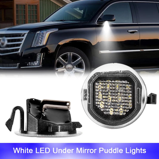 LED Puddle Side Mirror Lights — Chevrolet Silverado 2500HD/3500HD & GMC Sierra / Yukon / Suburban / Tahoe (2015–2021)