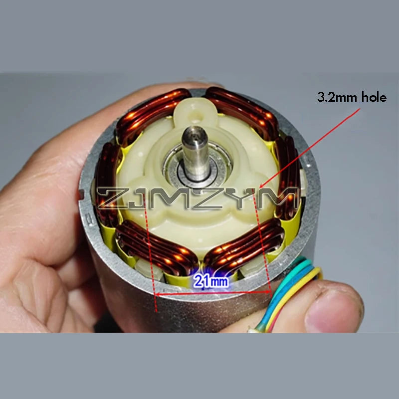 High Power Brushless Motor Tool Neodymium Strong Magnetic Inner Rotor High Speed Brushless Motor 12-18V 1000W двигатель