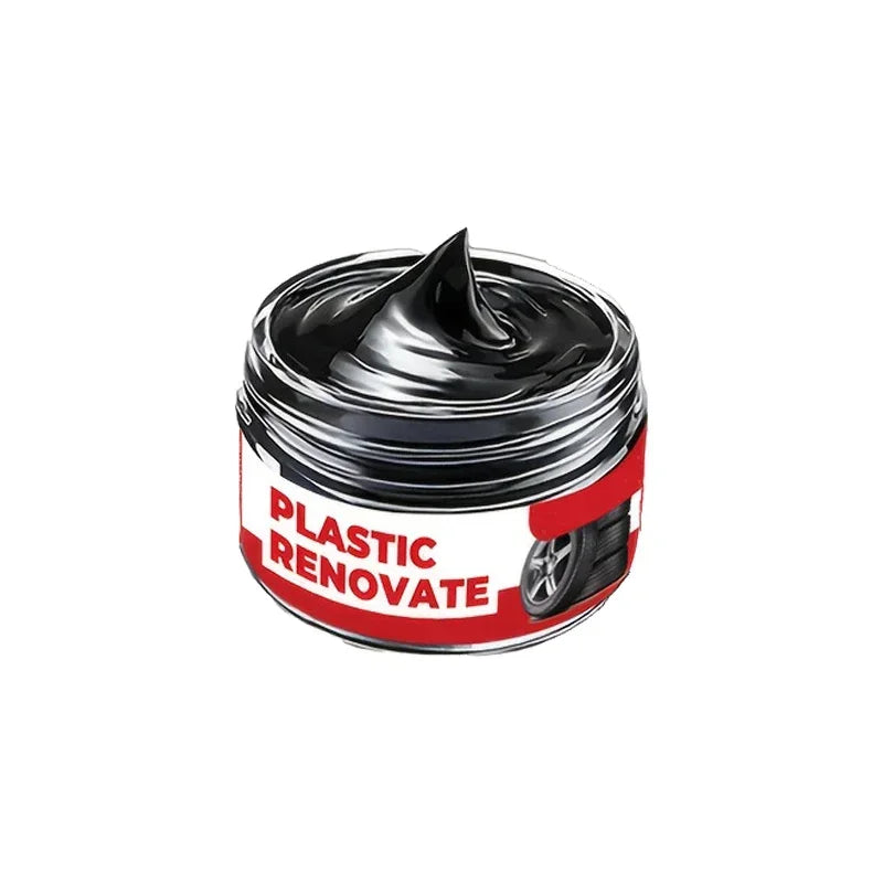 Car Interior Scratch Repair Paste Shine Restoration Black Interior Dashboard Plastic Surfaces