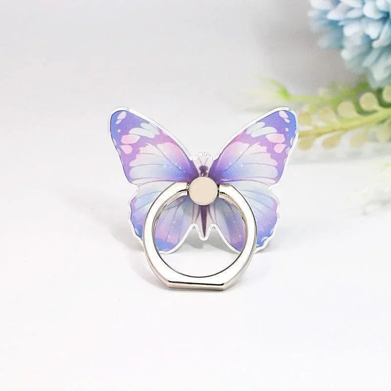 Beautiful Butterfly Phone Ring Holder – Finger Grip Stand | Universal Smartphone Accessory