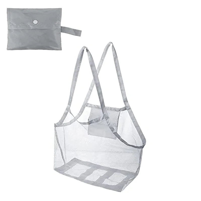 Children Sand Away Protable Mesh Bag Kids Toys Storage Bags Swimming Large Beach Bag for Towels Women Cosmetic Makeup Bag сумка