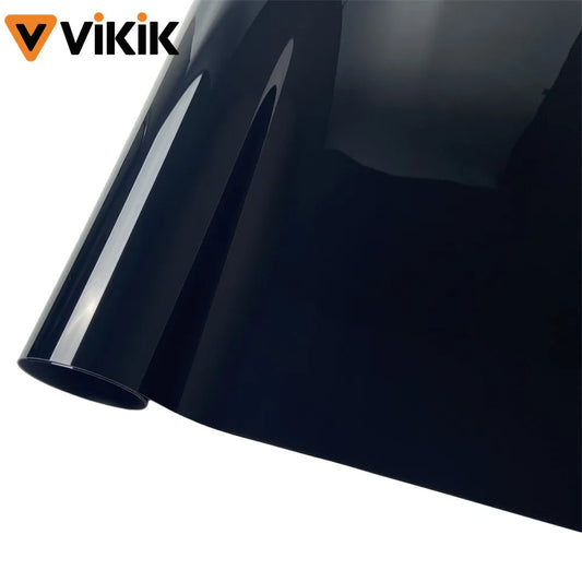 PET Glossy Piano Black Car Body Film Vinyl Wrap Styling Decal Self Adhesive Motorcycle Car Color Change Sticker