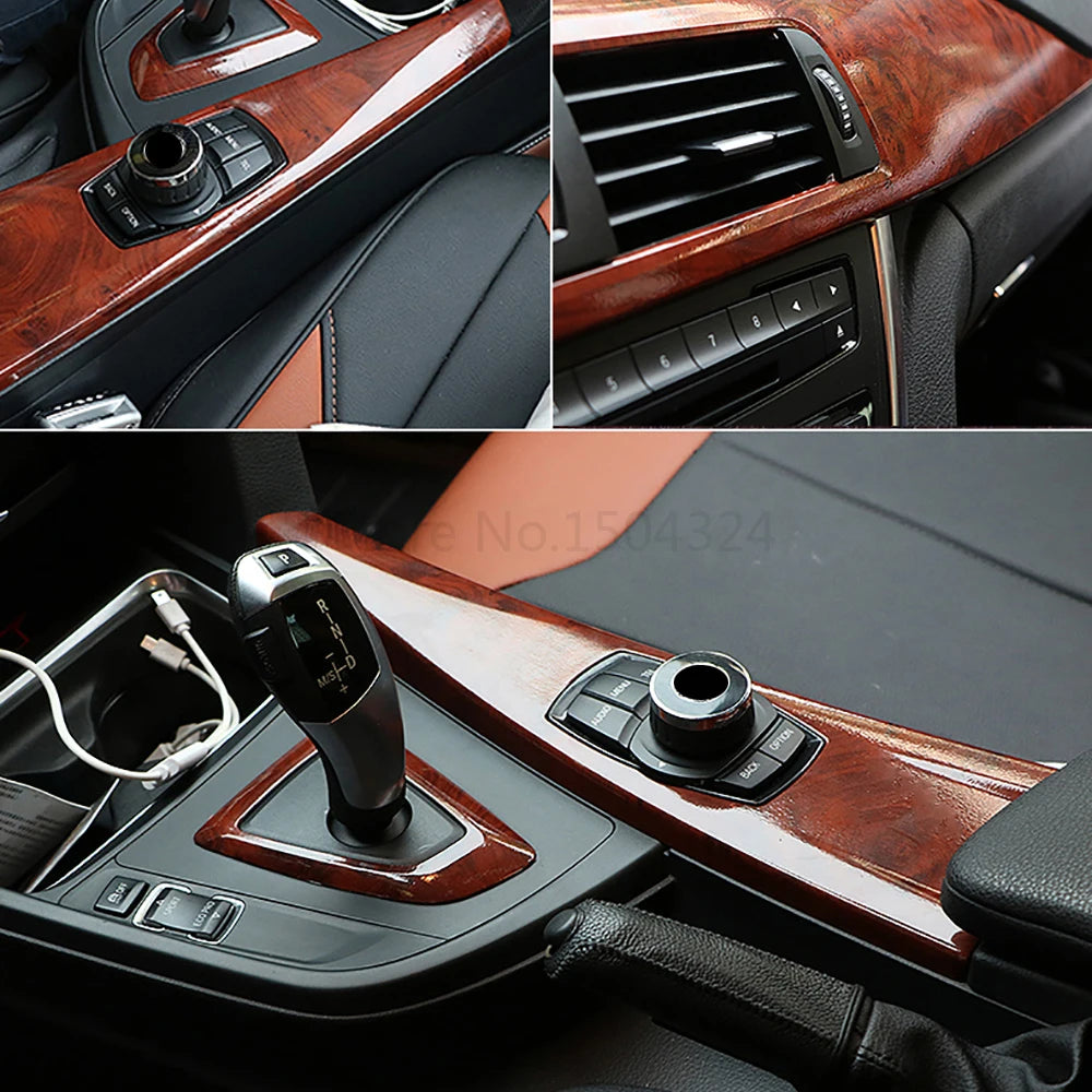 30*100cm Glossy Wood Grain Vinyl Film Decal Auto Foil Textured Waterproof Adhesive Home Furniture Car DIY Stickers Accessories