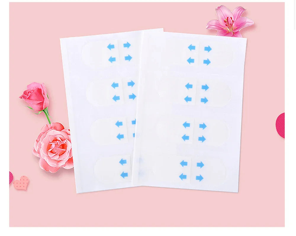 40/120PCS V-Shape Face Wrinkle Sagging Skin Adhesive Tape Lifting Face Stickers Invisible Transparent Thin Face Patche Lift Tool