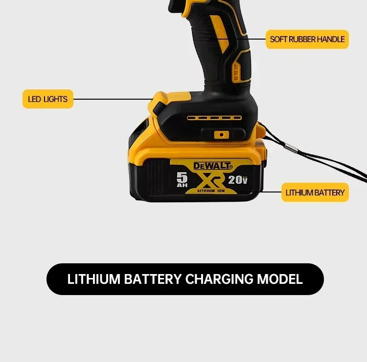 Dewalt DCD796 13mm Brushless Impact Electric Drill Multifunctional Cordless Screwdriver Rechargeable 20V Battery Power Tools