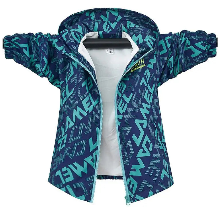 Boys Hooded Windbreaker Jacket - Thick Winter Outdoor Coat - photo 10