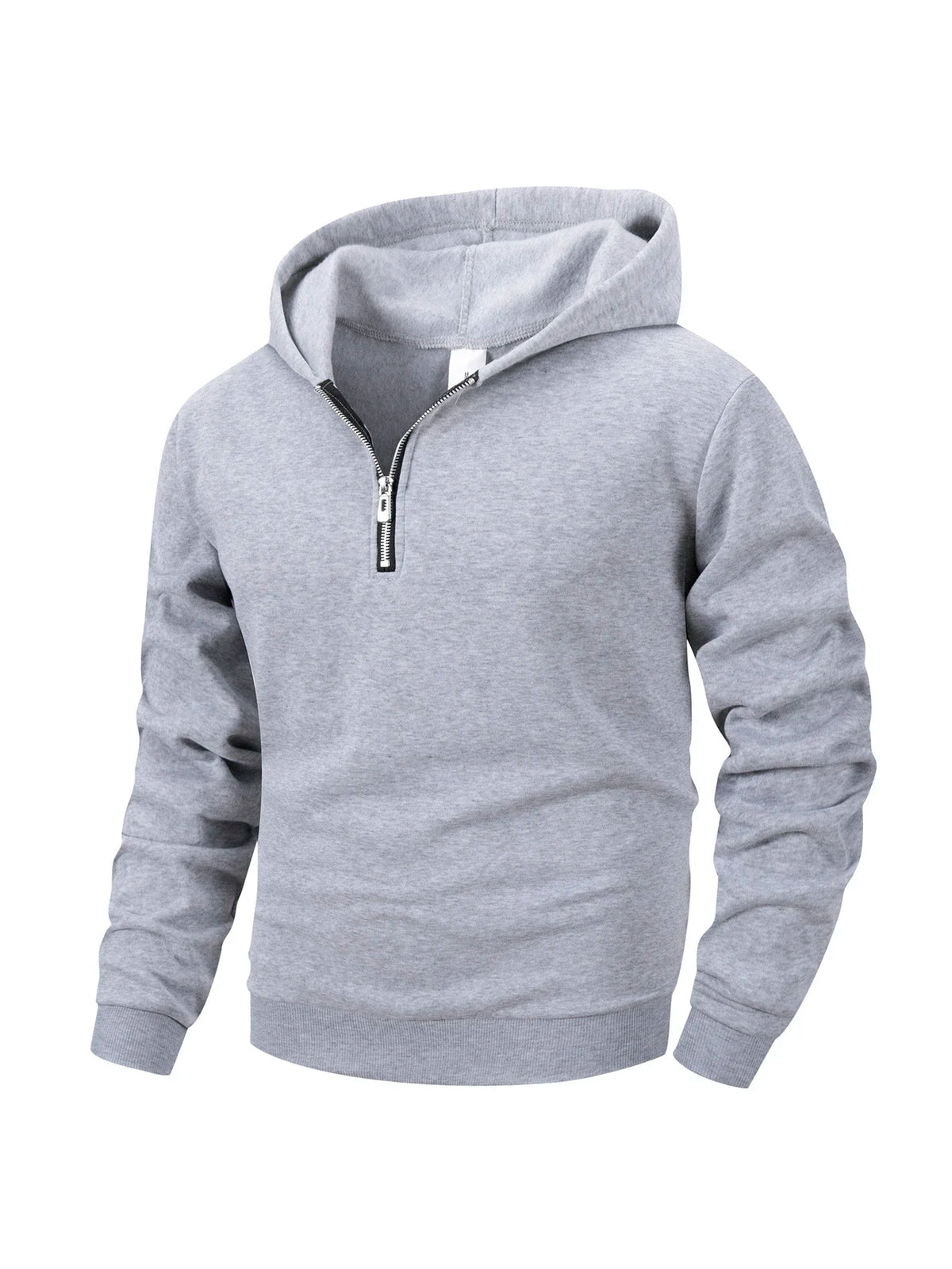 Men's Half-Zip Sweatshirt, Solid Casual Pullover