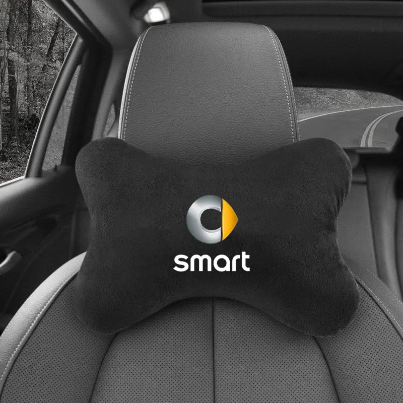 For Smart Fortwo Forfour 453 451 450 Car Headrest Neck Support Seat Soft Neck Pillow Auto Accessories
