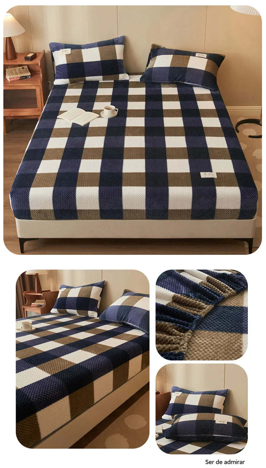 Winter warm coral fleece fitted sheet elastic mattress cover 150x200 fluffy plush bed linen luxury double bed king size