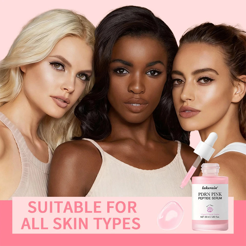 Salmon DNA PDRN Pink Peptide Serum Pink Glow Serum Remove Skin Darkness Hydrating Moisturizing Firming Korean Skincare