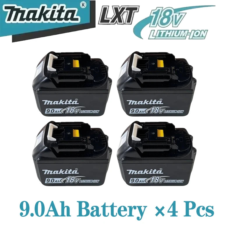 Genuine 6Ah  9Ah makita BL1860 18V Battery Power Tools Li-ion Replacement LXT BL1850 BL1840 for 18V Screwdriver