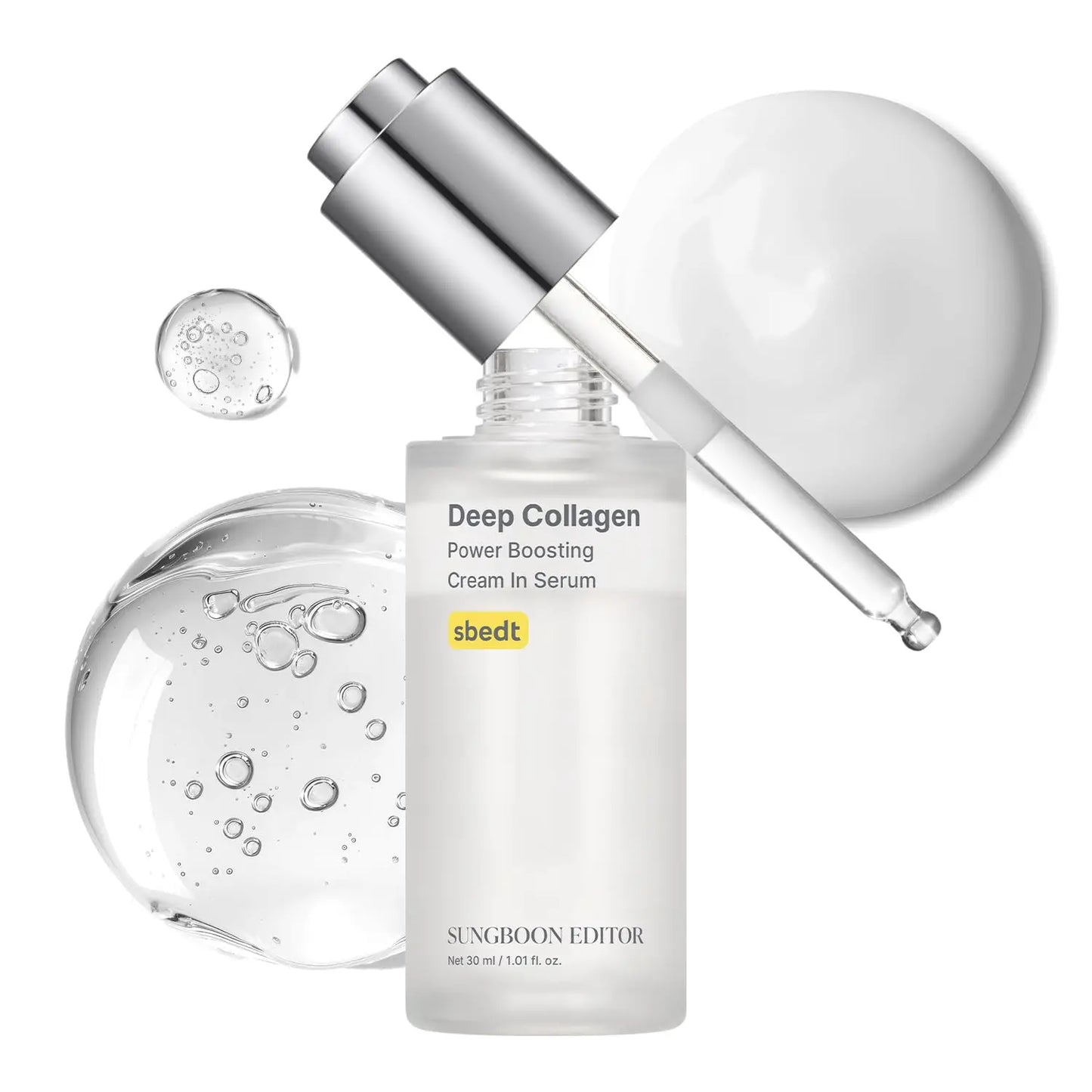 SUNGBOON EDITOR Deep Collagen Serum – Volufiline, Collagen & Niacinamide | Hydrating & Smoothing Korean Skincare