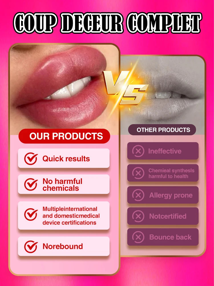 100% lip augmentation in one month
