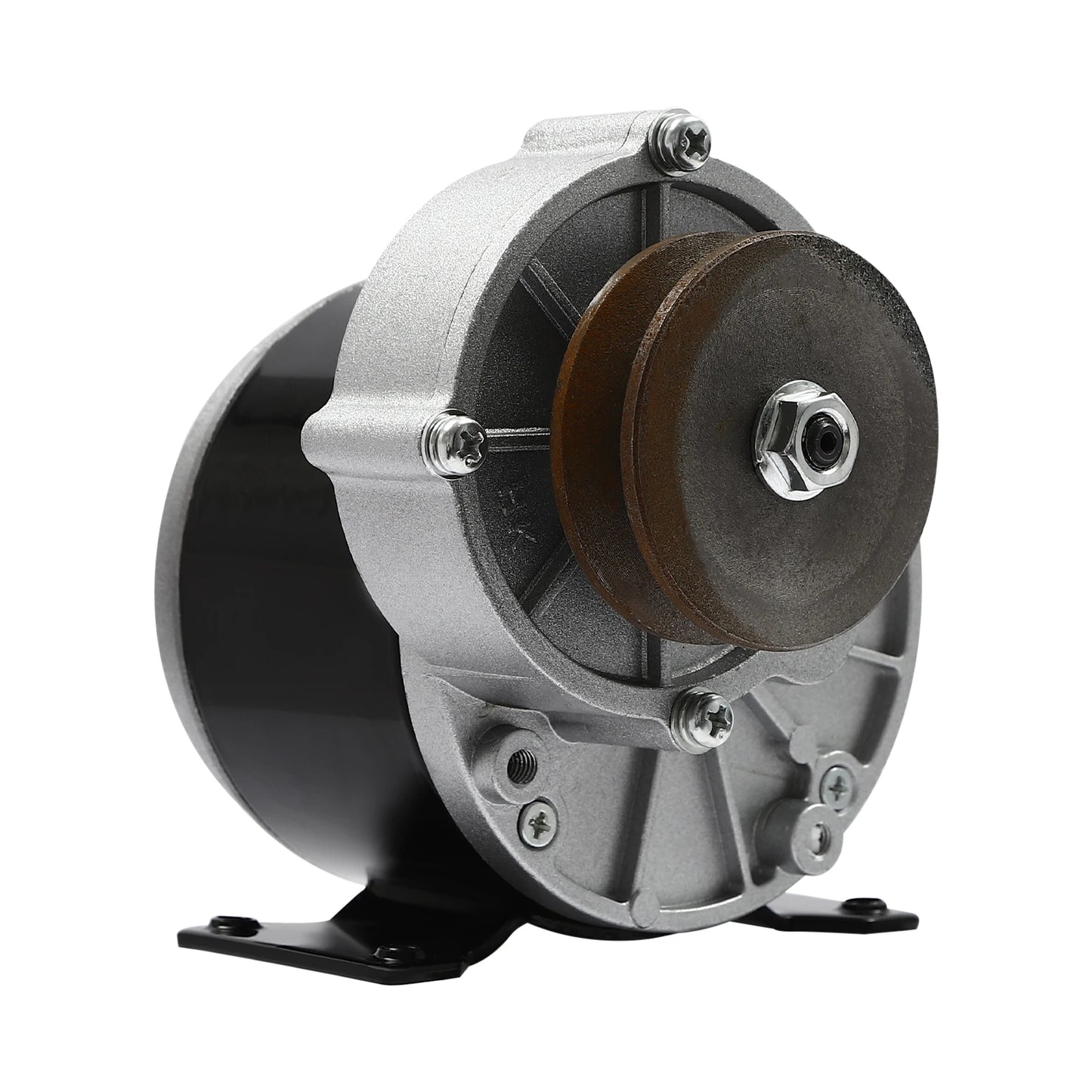 12V 250W Gear Reduction Electric Motor with Belt Pulley DC Motors Reductor for E‑bike Scooter