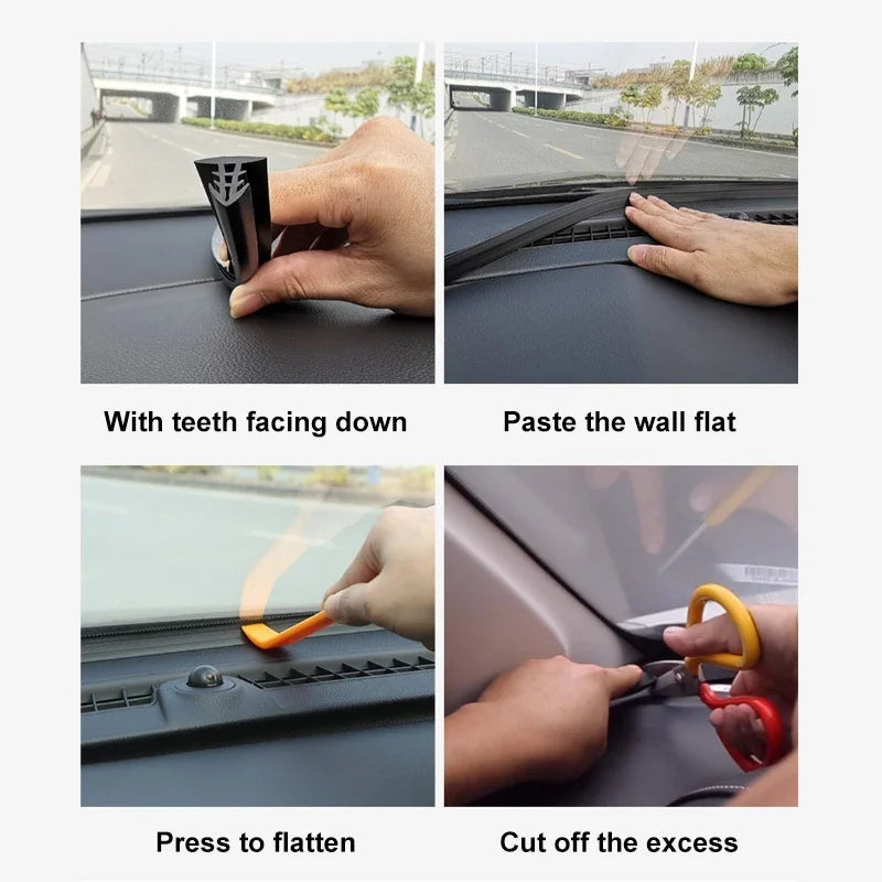 SEAMETAL Universal Car Dashboard Sealing Strip - Noise Insulation