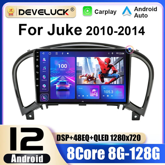 Car Stereo with Apple CarPlay & Android Auto, Compatible with Nissan Juke YF15