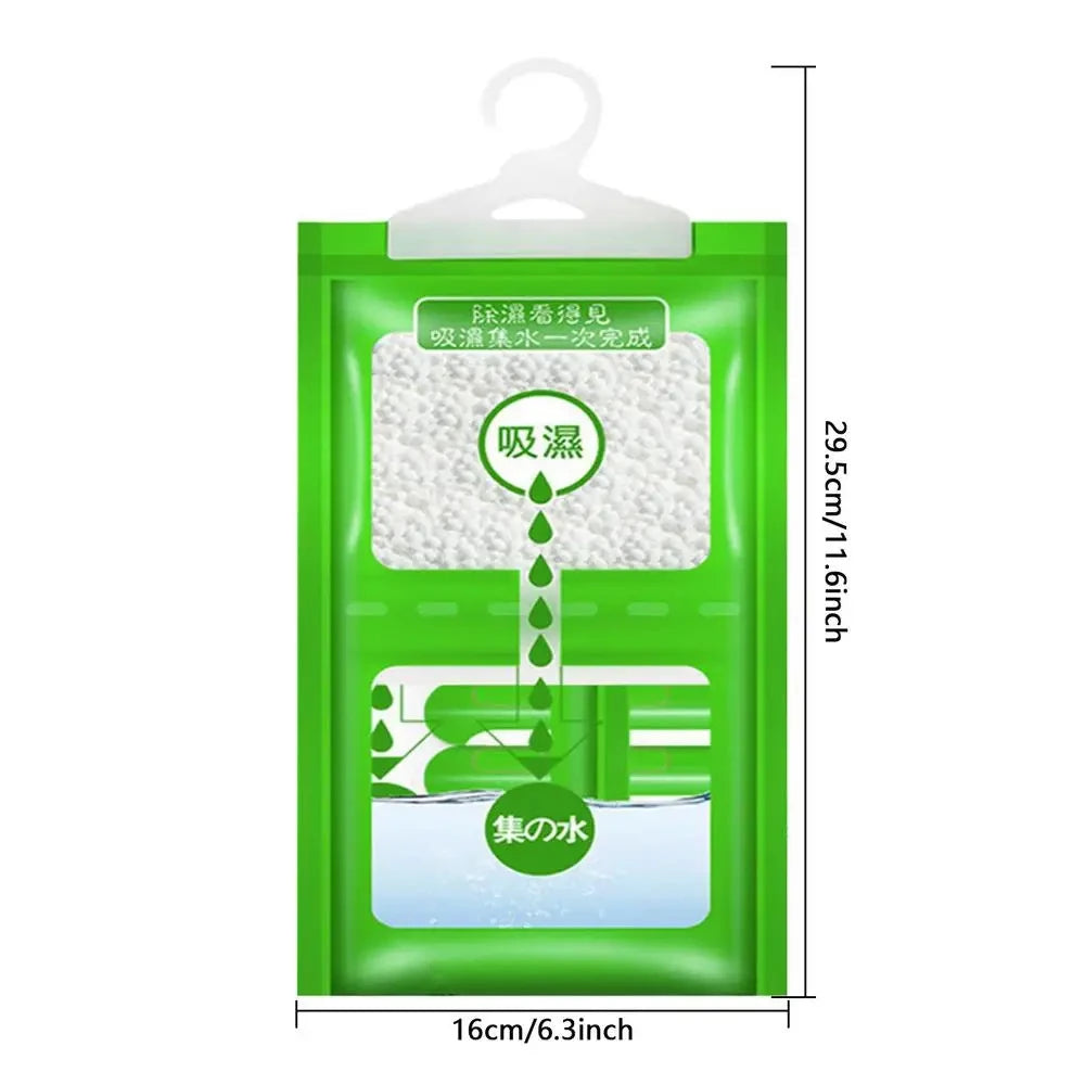 Hanging Wardrobe Dehumidifier Bags - 10 Pack Moisture Absorbers - view 6