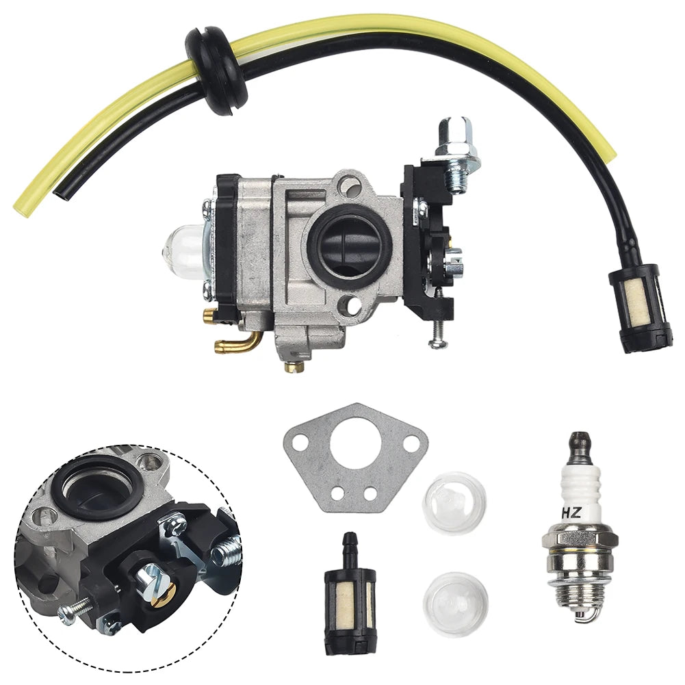 Carburetor Kit For Florabest FBS 43 A1 FBK 4 B2 4in1 PBK 4 A1 PBS 2 A1 Brushcutter Carb Carburetor Grass Trimmer Primer Bulb