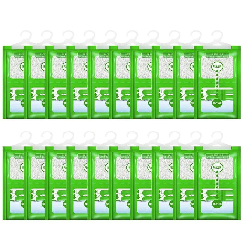 Hanging Wardrobe Dehumidifier Bags - 10 Pack Moisture Absorbers - view 15
