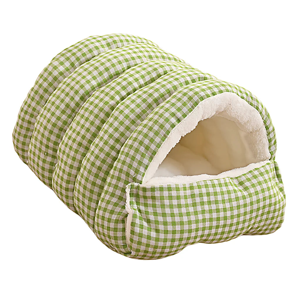 Detachable Enclosed Cat House - Washable Winter Pet Sleeping Bag Bed - photo 8