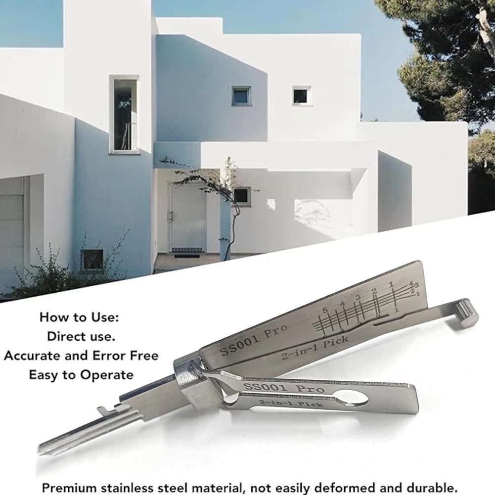 Lock Decoder Lockpicking SS001Pro SS002Pro O-ring Pickup Kit Pick Locksmith Tool Key Decoder Precision Hook Door Repair Tools