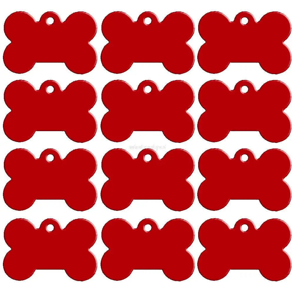 20-Pack Bone-Shaped Pet ID Tags - Double-Sided Engraving – photo 7