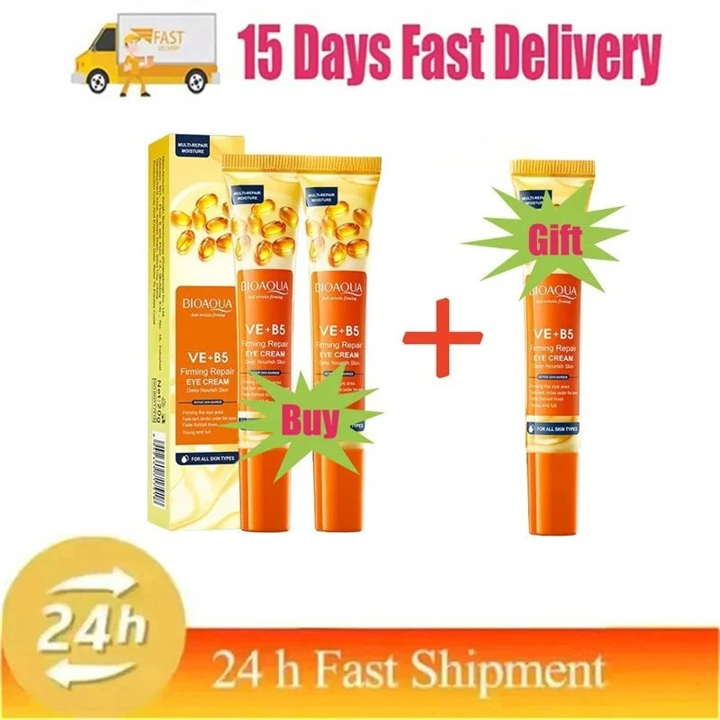 Instant Wrinkle Remove Eye Cream Collagen Remove Fine Lines Eye Bags Anti Dark Circle Puffiness Moisturizing Firming Eye Care
