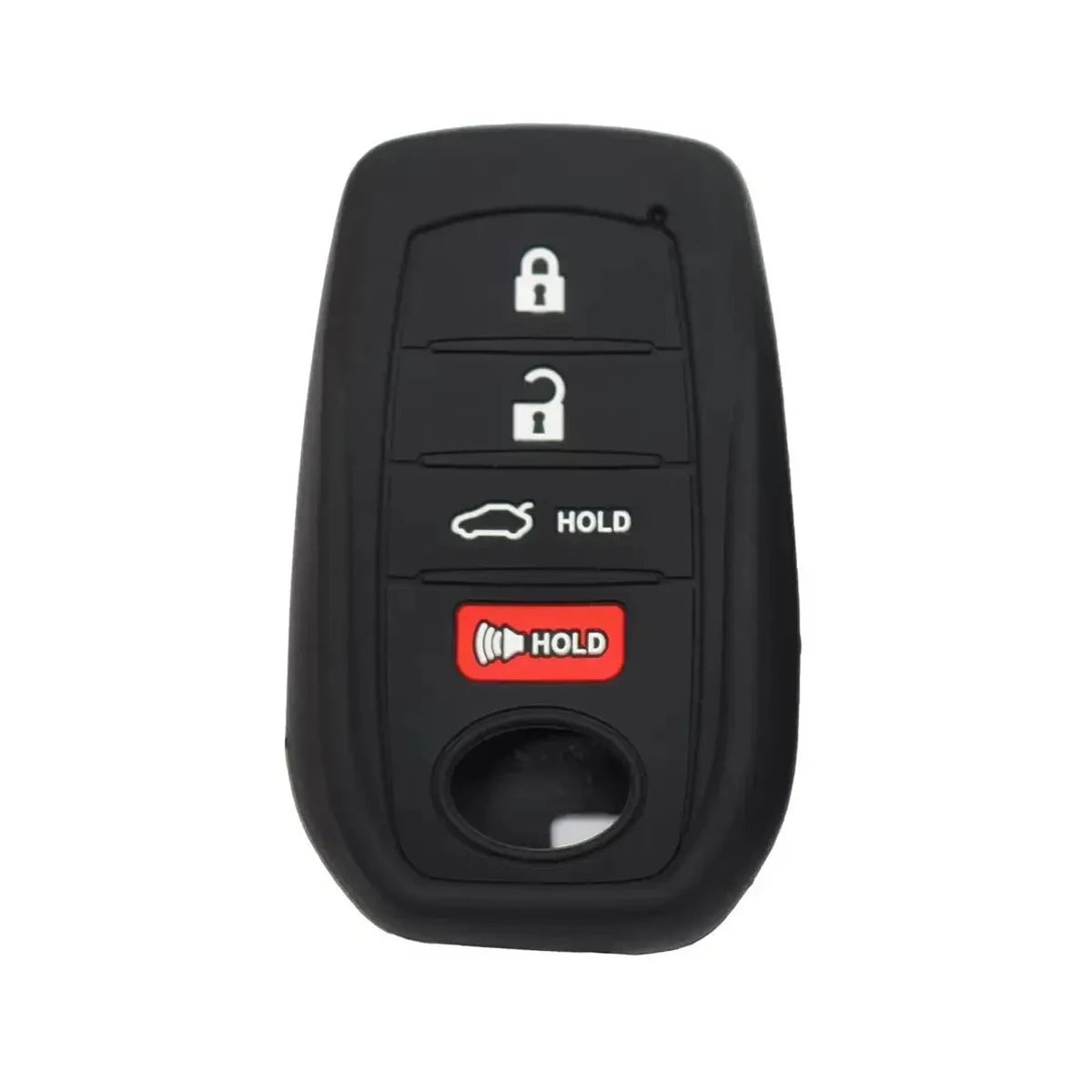 Lcyam Key Fob Cover Case Remote Protector Smooth Silicone Fits for Toyota Rav4 Corolla Camry Hilux Car Accessories Key Cover