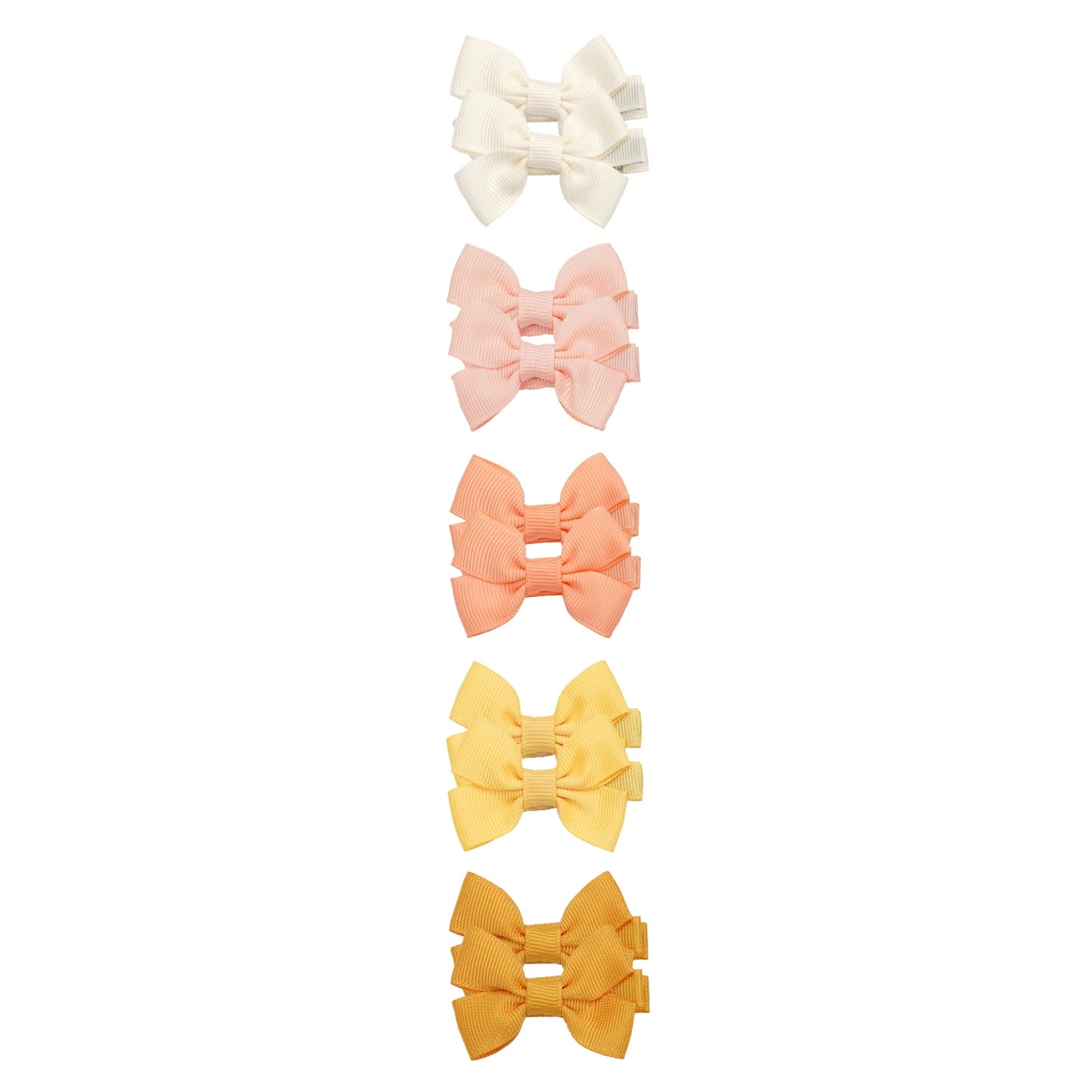 10/20/25/50pcs Baby Girls Hair Bows in Pairs 2'' Ribbon Bows Alligator Hair Clips Barrettes for Infants Toddlers Girls Kids