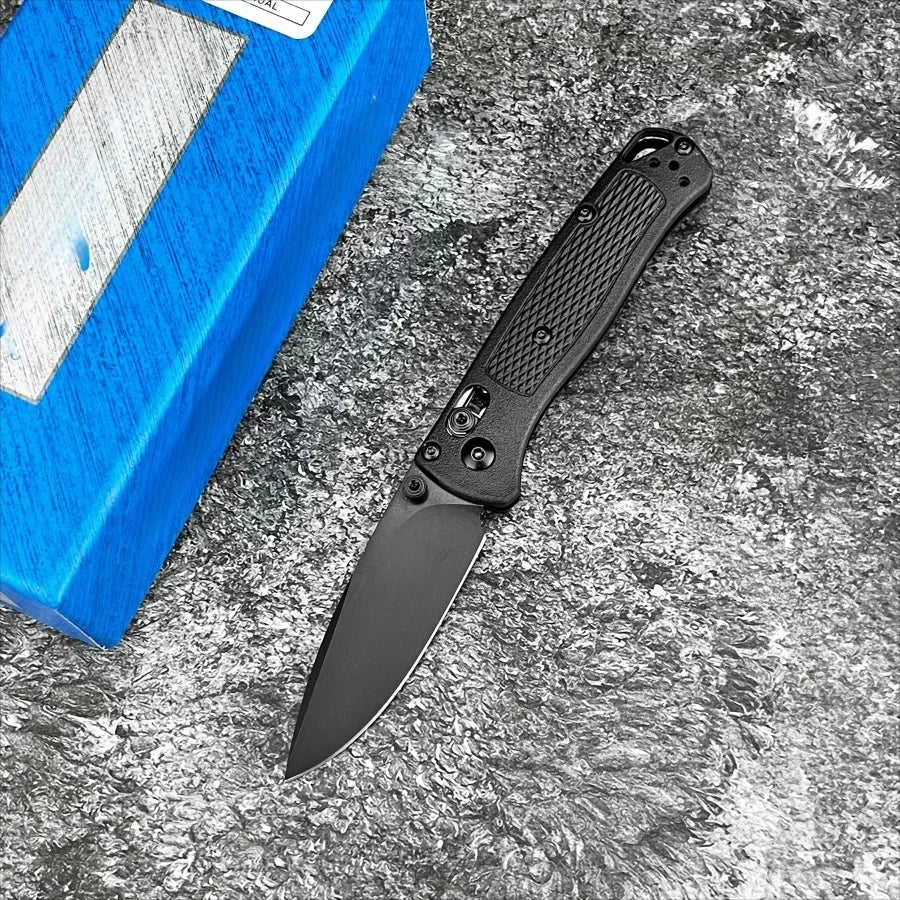 BM 533 Bugout Axle Lock Folding Knife S30V Steel Blade Nylon Fiber Handle Outdoor Camping Survival EDC Practical Cutting Knife