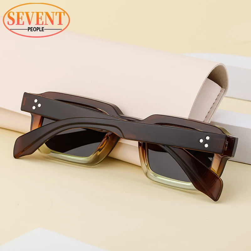 Polarized Rectangle Sunglasses — Unisex Driving Shades, UV400