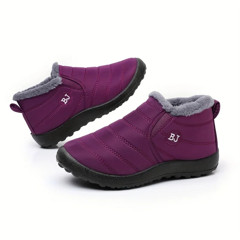 Unisex Round Toe Snow Boots - Thick Sole Insulated Winter Boots - photo 7