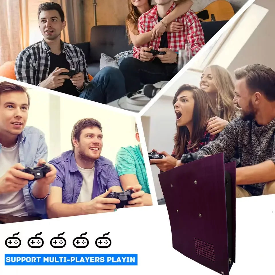 G11 Windows 11 Mini Game Console — 4K HD, 4-Player, Wireless Controller TV Console