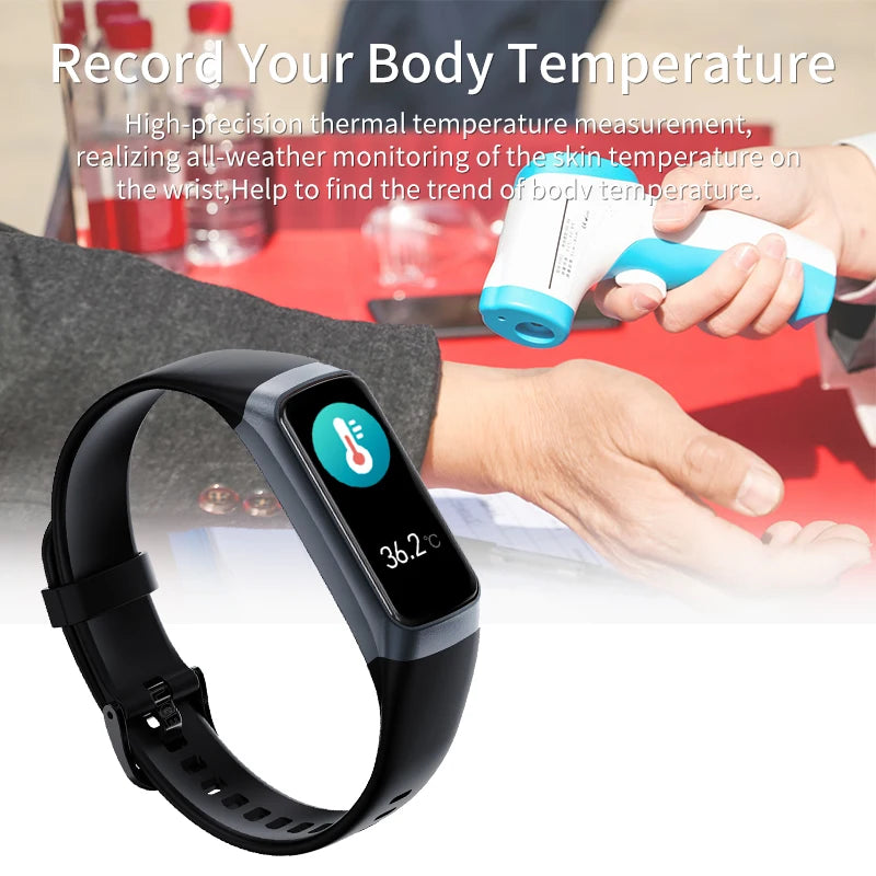 LIGE AMOLED Smart Watch Men Women 2026 Smart Band Heart Rate Blood Oxygen Smartwatch Waterproof Sport Fitness Tracker Bracelet