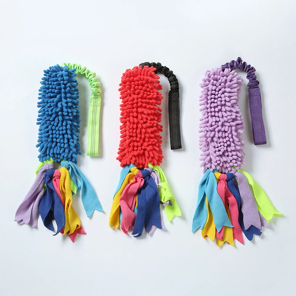 Bungee Tug Mop Toy - Squeaky Tug-of-War Rope – photo 5