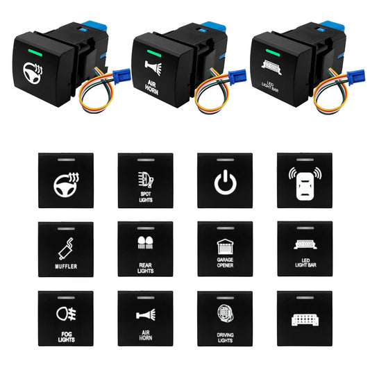LED Push Button Switch for Toyota Camry Corolla RAV4 Prado