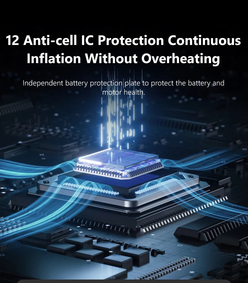 Corded Portable Car Air Pump tool Upgraded 12V 150PSI Electric Tire Inflator Pump Motorcycle Bike Ball LED Light Car Air Compressor ,tool