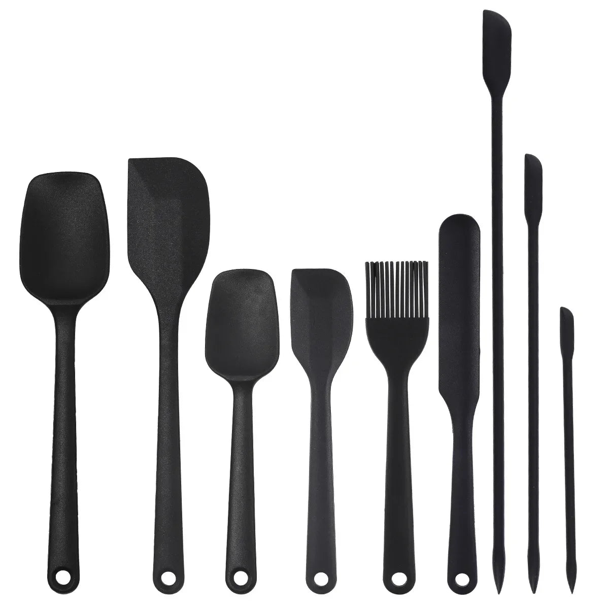 Silicone Baking Utensil Set - Spatulas, Scraper & Oil Brush - photo 8