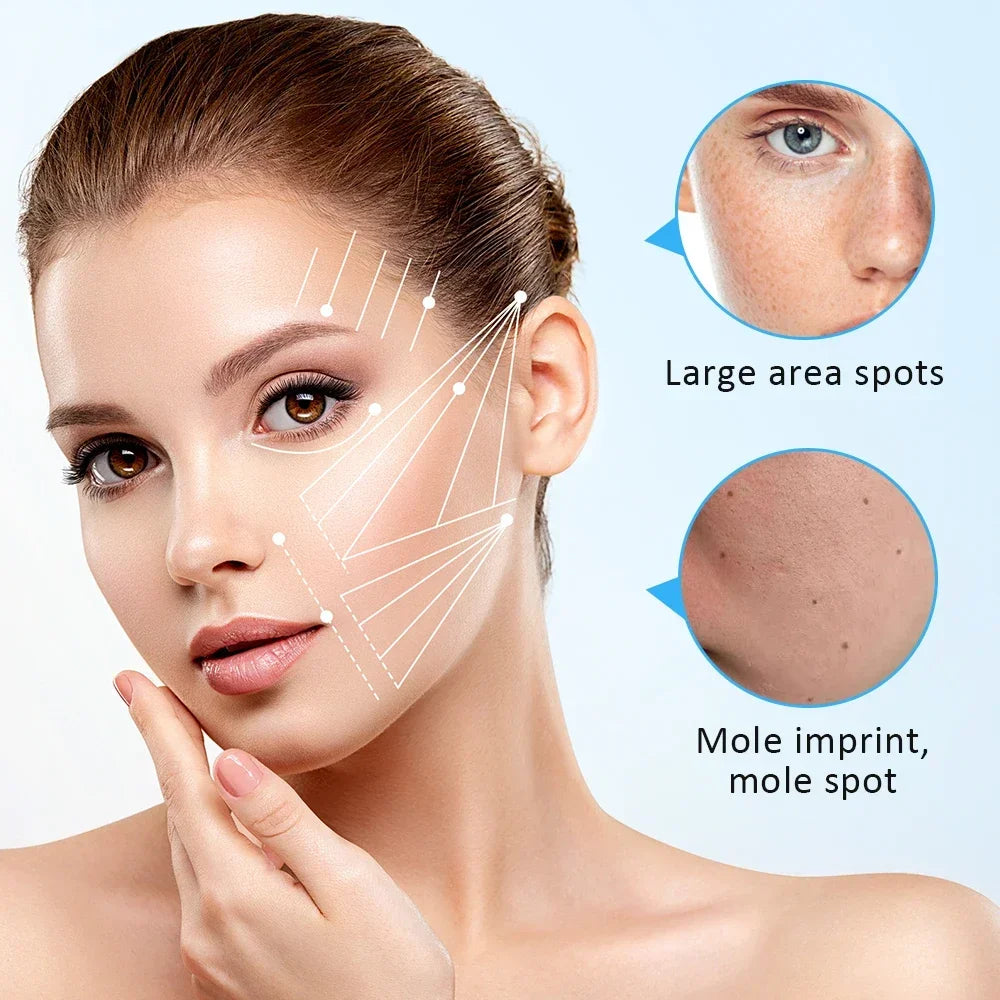 Laser Tattoo Mole Removal Pen 9 Modes LCD Plasma Pen Skin Care Tools Tag Removal Freckle Wart Dark Spot Remover Beauty Care Tool