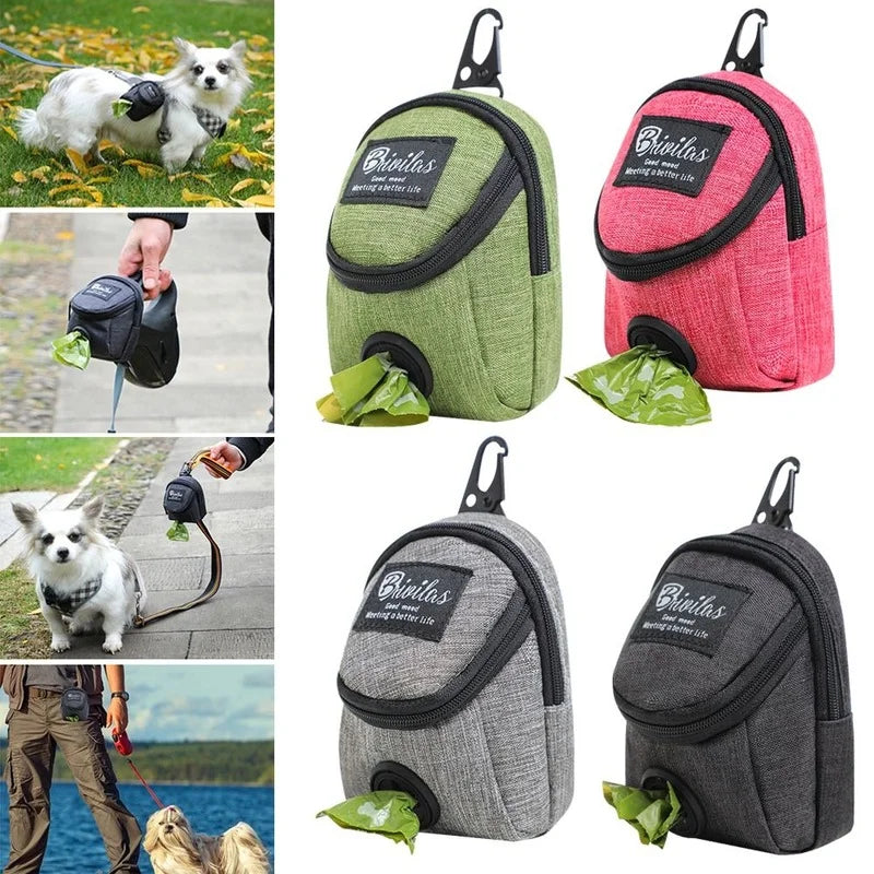 Multi-Function Dog Treat Pouch - Travel & Poop Bag Holder